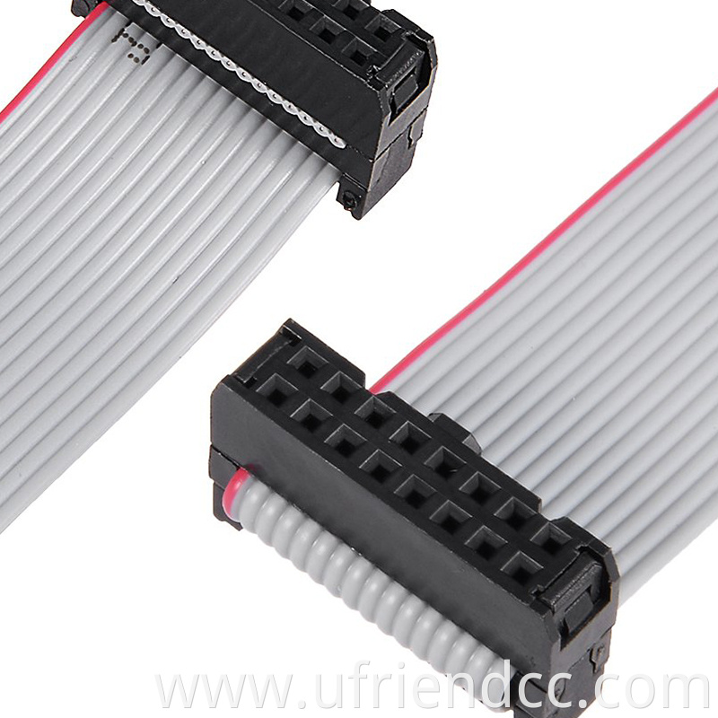 Wholesale Raspberry Ribbon cable Pitch 1.27/2.0/2.54mm 6/12/16/20/40 pin IDC flat INDUSTRY cable male to female extender for PCB